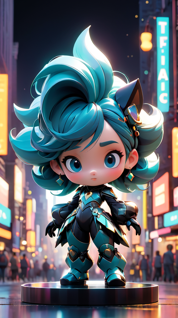 Cyberpunk Virtual Idol